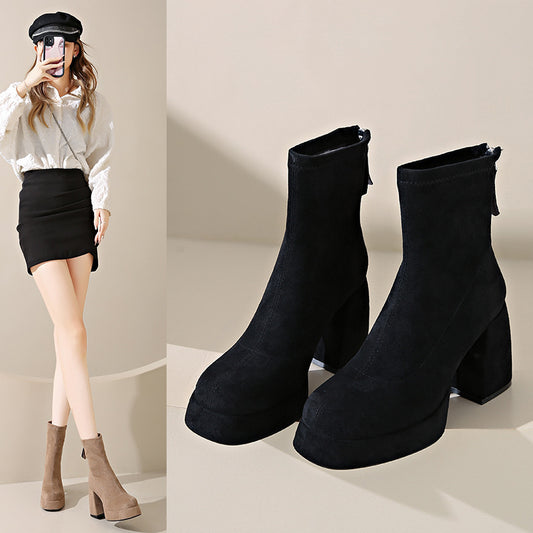 Bottines Velvet Chic