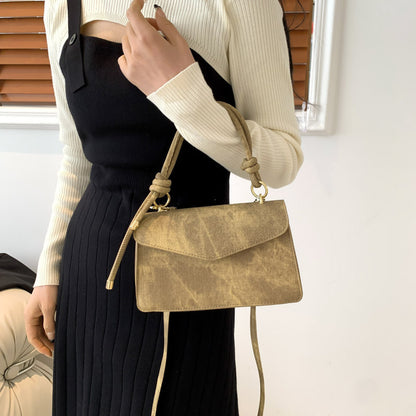 Sac bandoulière à carreaux polyvalent pour femme