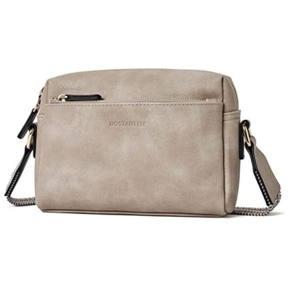 Sac bandoulière minimaliste en cuir vegan